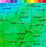 National Digital Forecast Database Maximum Temperature Forecast