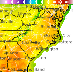 National Digital Forecast Database Maximum Temperature Forecast
