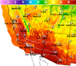 National Digital Forecast Database Maximum Temperature Forecast