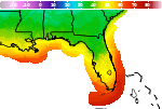 National Digital Forecast Database Maximum Temperature Forecast