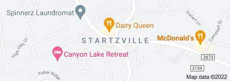 Startzville Canyon Lake,Texas <br><h3><a href=